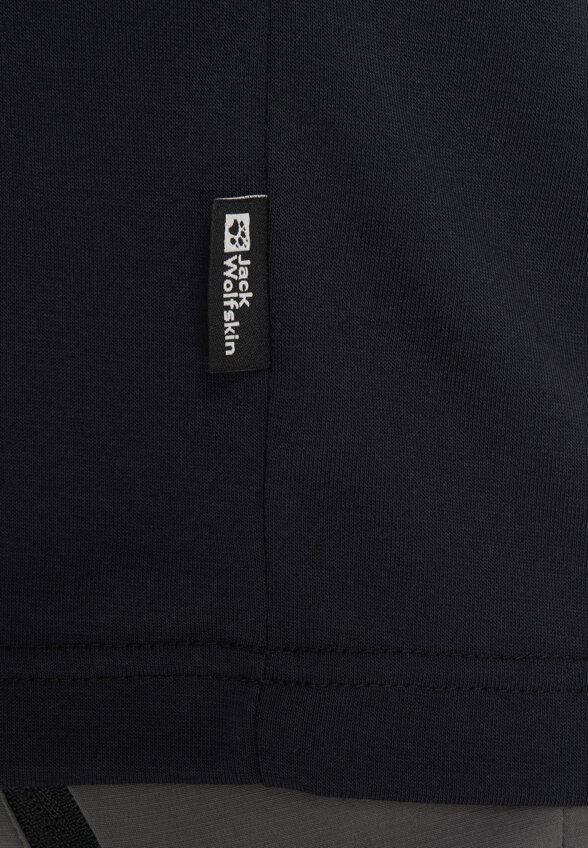 Футболка мужская Jack Wolfskin Brand, Черный