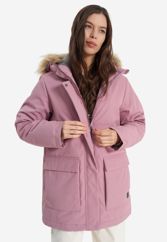 Пуховик женский Outventure, Розовый