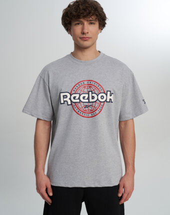Футболка мужская Reebok, Серый женщинам