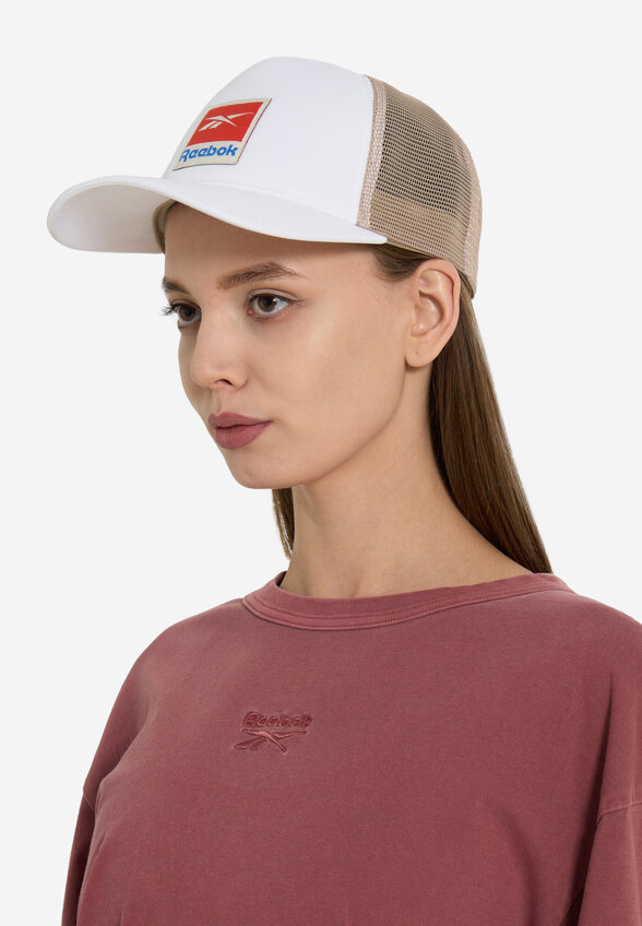 Бейсболка Reebok Vintage Trucker, Белый