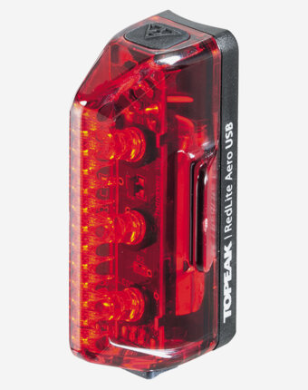 Фонарь велосипедный задний Topeak RedLite Aero USB, Красный