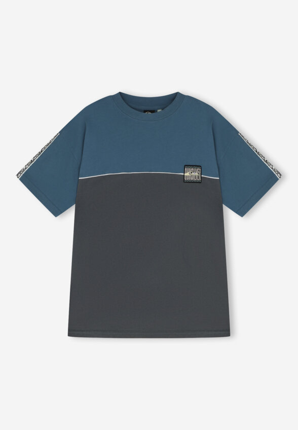 Футболка мужская Quiksilver Global Heat Color Block, Серый