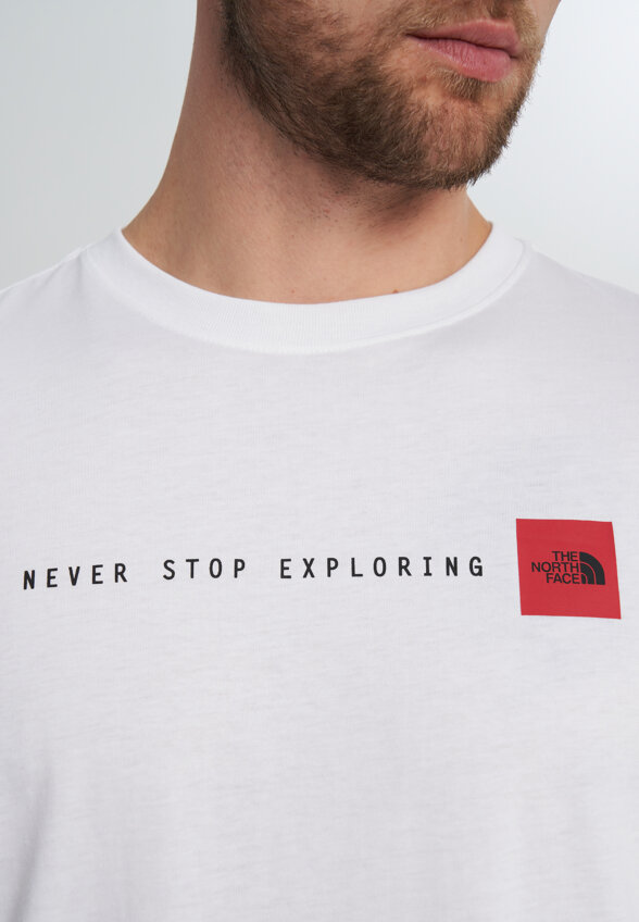 Футболка мужская The North Face Never Stop Exploring, Белый