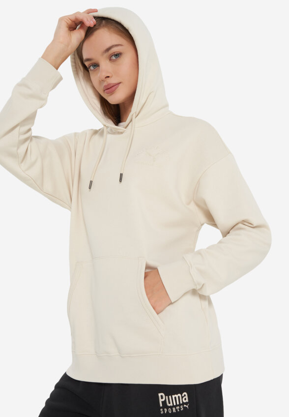 Худи женское PUMA, Бежевый