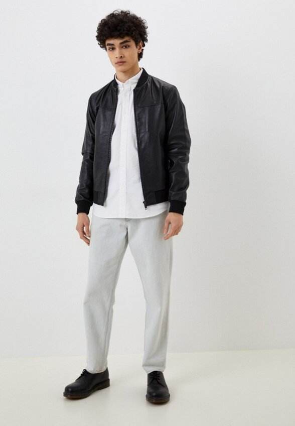 Куртка кожаная Urban Fashion for Men