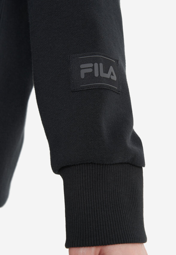 Худи женское оверсайз FILA, Черный