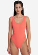 Купальник слитный женский Speedo Textd Belted Deep, Оранжевый3  - превью