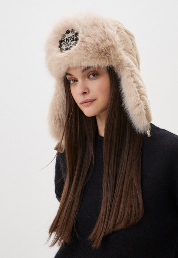 Шапка и брошь VNTG vintage+