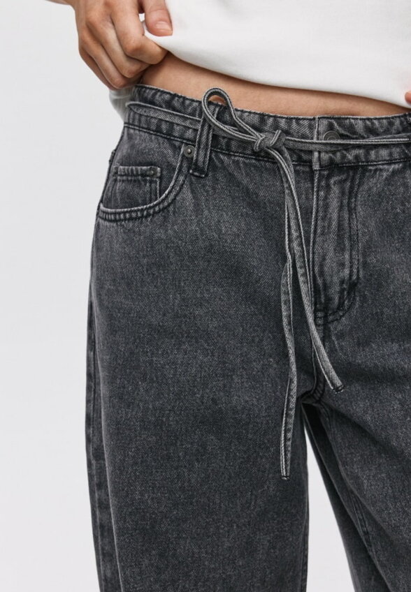Джинсы WIDE LEG с низкой посадкой