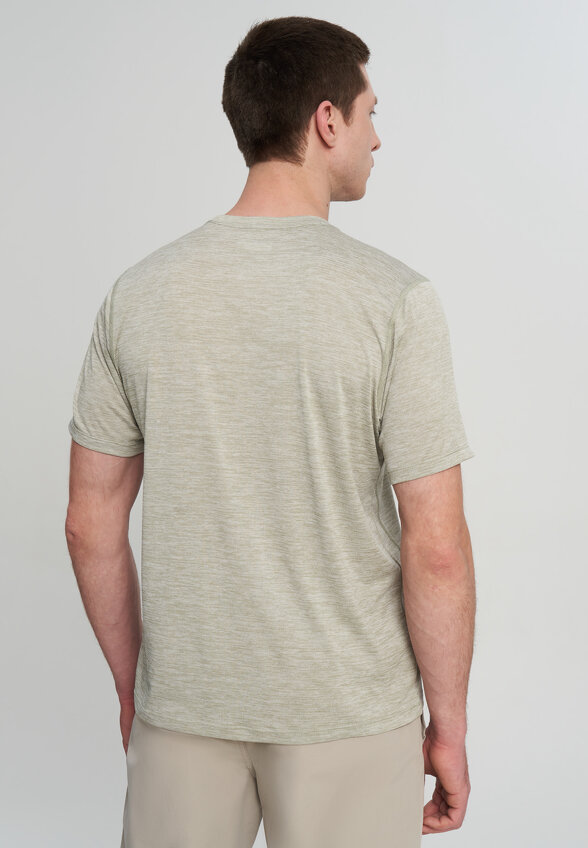 Футболка мужская Columbia Deschutes Runner Short Sleeve Shirt, Зеленый