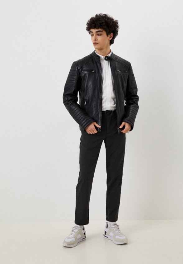 Куртка кожаная Urban Fashion for Men