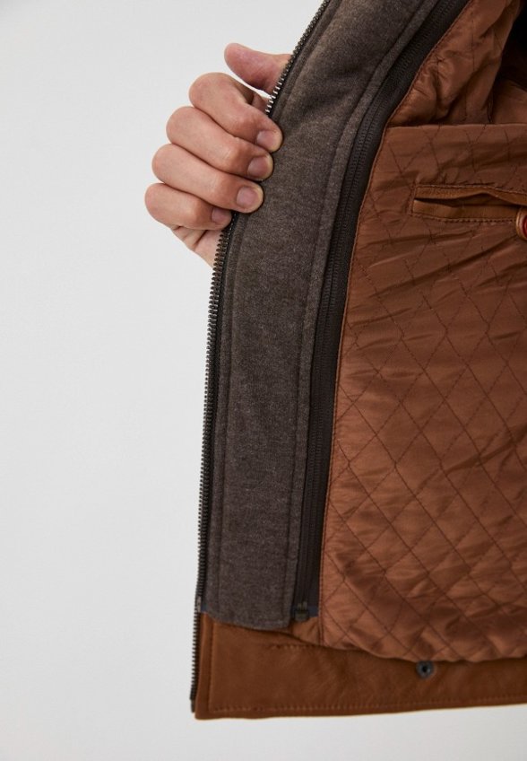 Куртка кожаная Serge Pariente