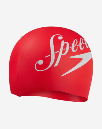 Шапочка для плавания Speedo Slogan, Красный женщинам