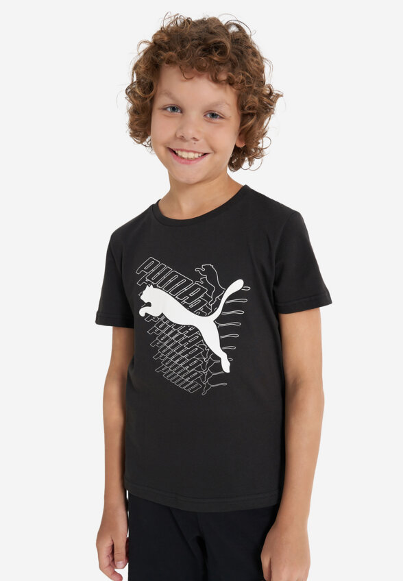 Футболка для мальчиков PUMA Graphics Cat, Черный