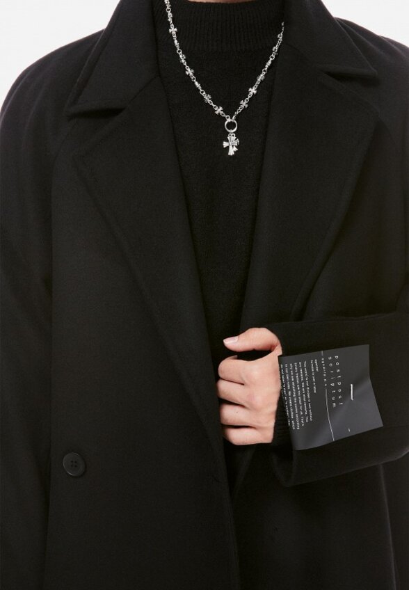 Пальто двубортное Post Post Scriptum