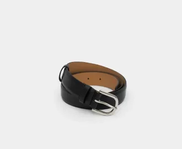 РЕМЕНЬ С ПОЛУКРУГЛОЙ ПРЯЖКОЙ