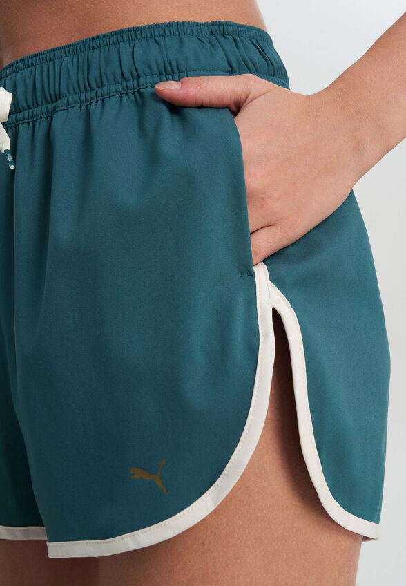 Шорты плавательные женские PUMA, Зеленый