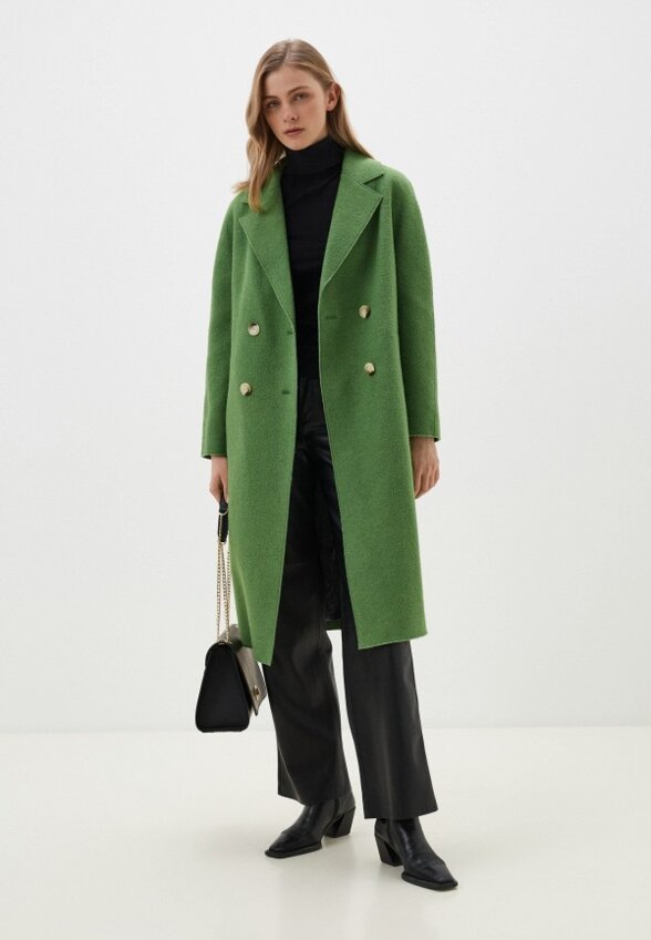 Пальто двубортное Pompa