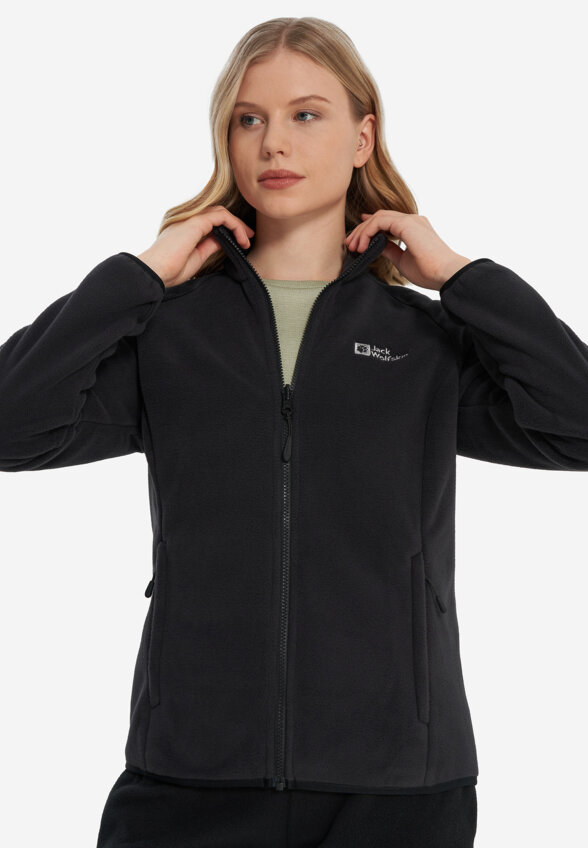 Джемпер флисовый женский Jack Wolfskin Moonrise, Черный