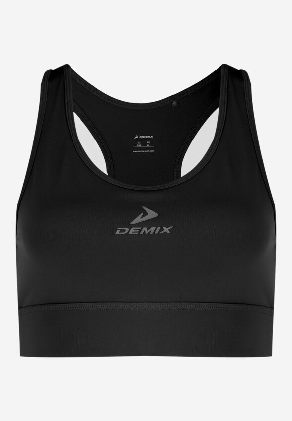 Топ бра спортивный Demix ActiveMove Essentials Longline, Черный