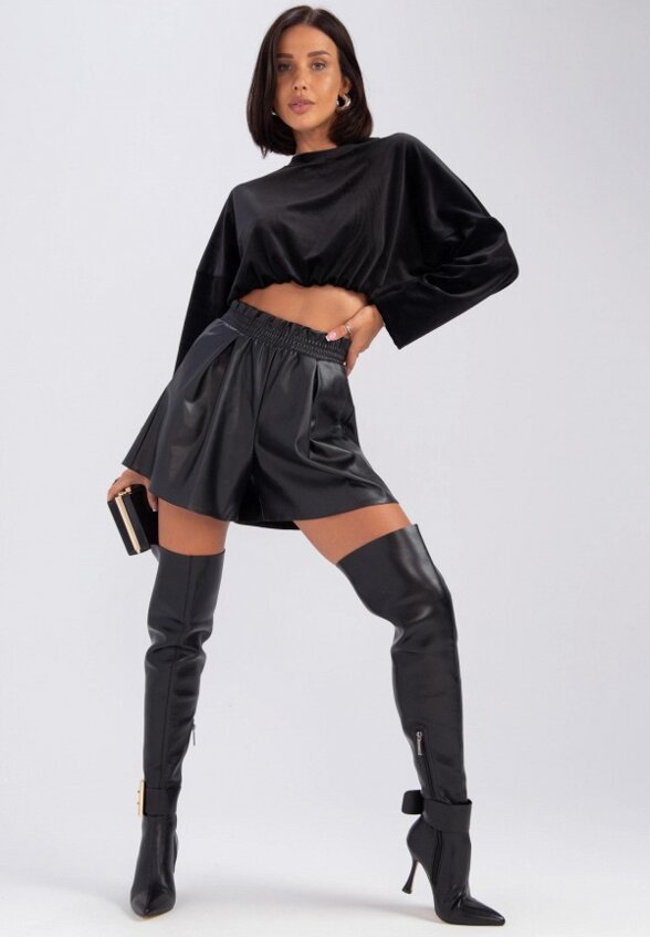 Шорты кожаные Victoria Veisbrut