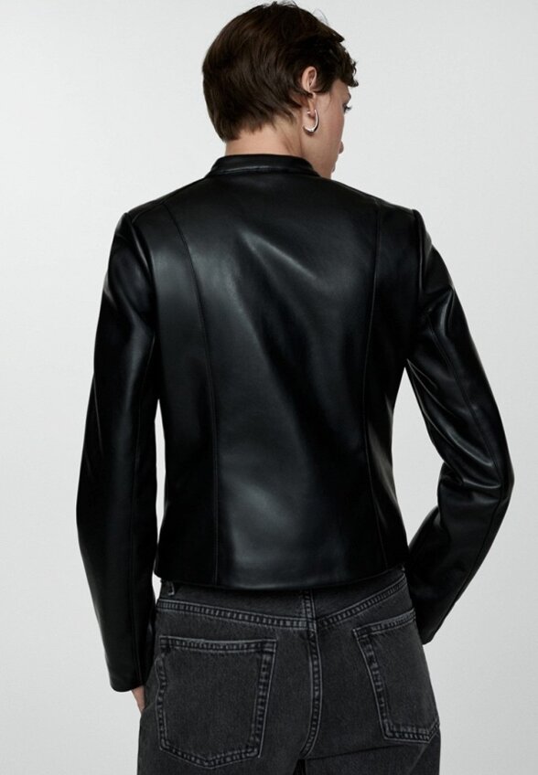 Куртка кожаная Mango