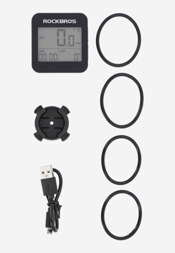 Велосипедный компьютер Rockbros G1 smart GPS, Черный