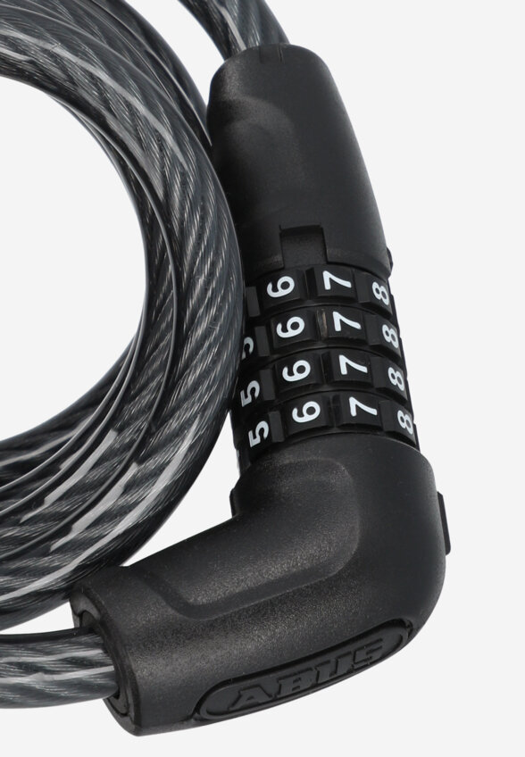 Замок велосипедный кодовый Abus Numero 5510 C/180/10, Черный