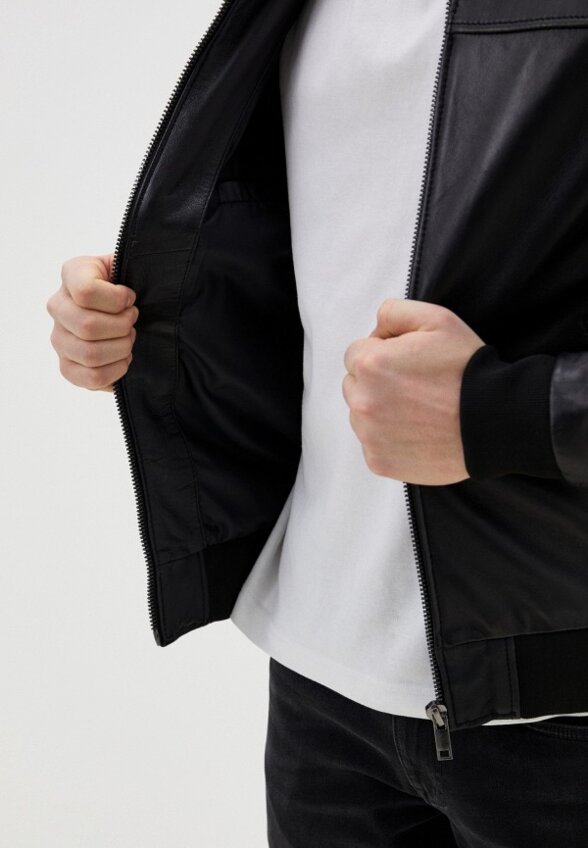 Куртка кожаная Urban Fashion for Men