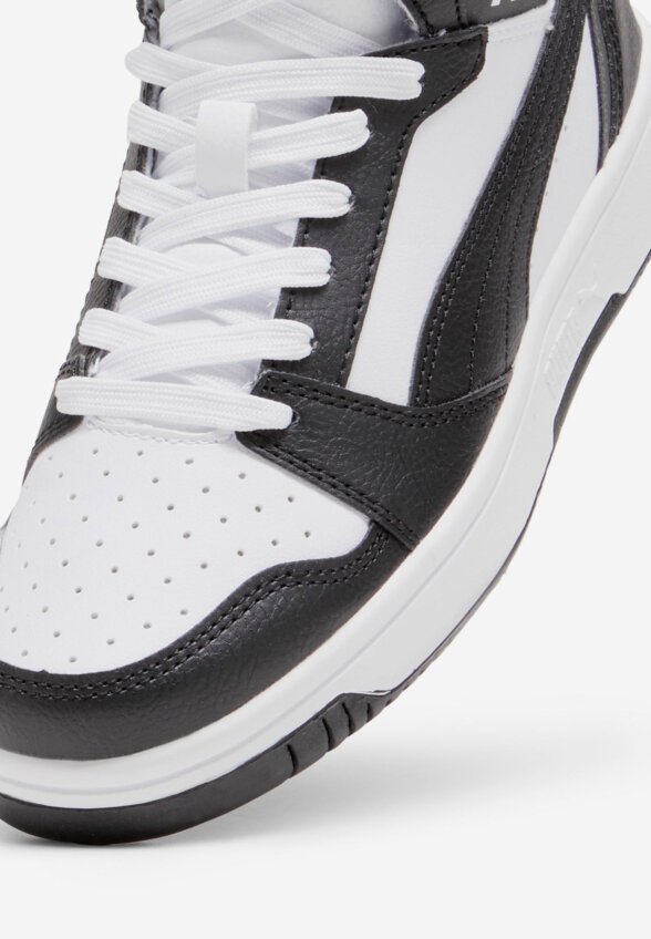 Кеды детские PUMA Rebound V6 Mid Jr, Белый