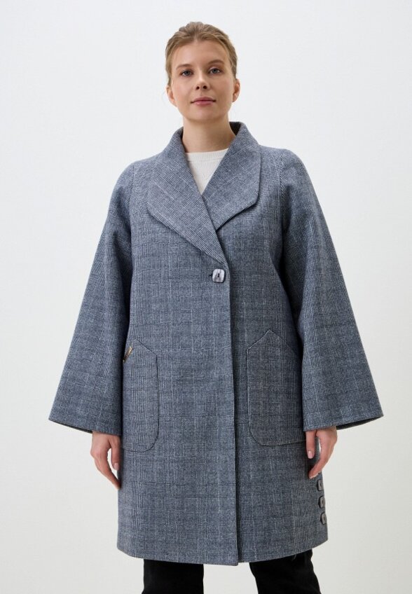 Пальто однобортное Gaxgax