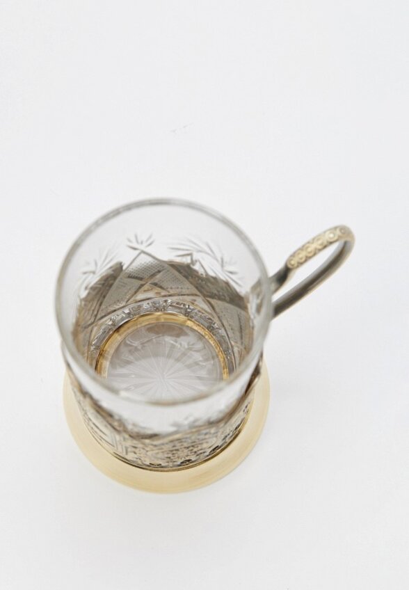 Стакан с подставкой Кольчугинский мельхиор