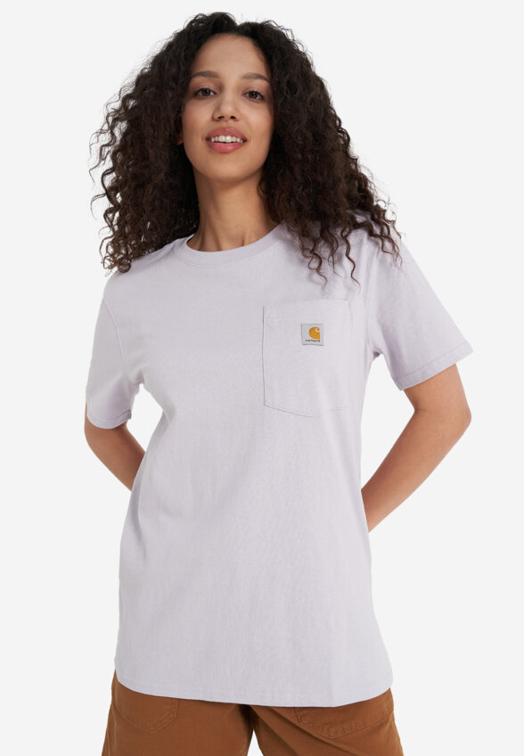 Футболка женская Carhartt K87 Pocket, Фиолетовый