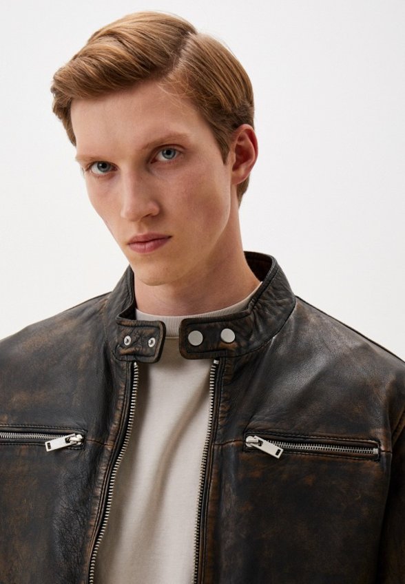 Куртка кожаная Jorg Weber