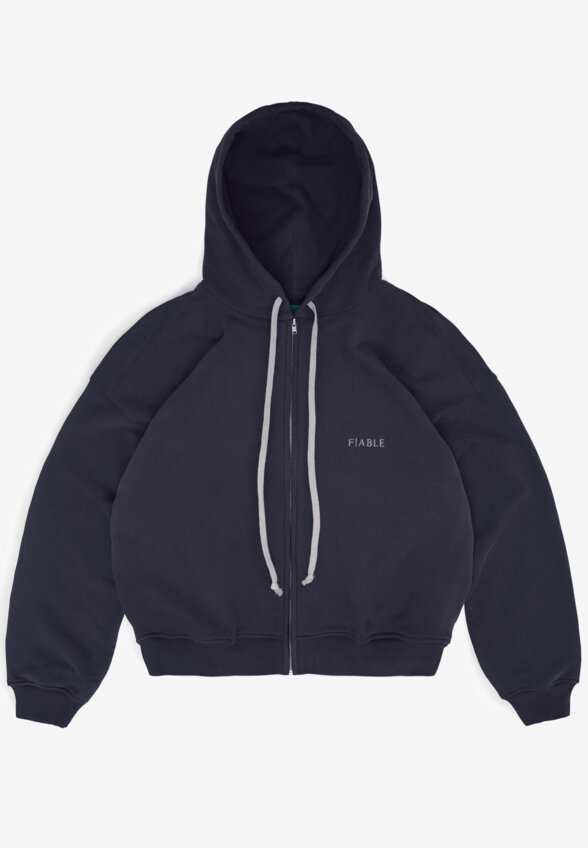Худи zip Uniform Heavy Blue FABLE