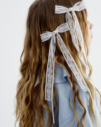 Набор заколок с бантиками для девочек, 2 шт. детям