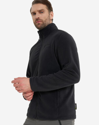 Джемпер флисовый мужской Jack Wolfskin Winterstein, Черный женщинам