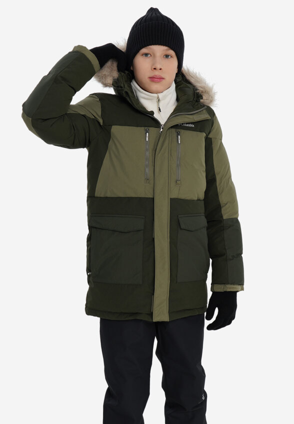 Куртка утепленная для мальчиков Columbia Marquam Peak Fusion II Parka, Зеленый