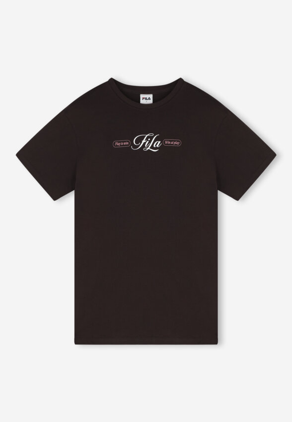 Футболка женская оверсайз FILA, Коричневый