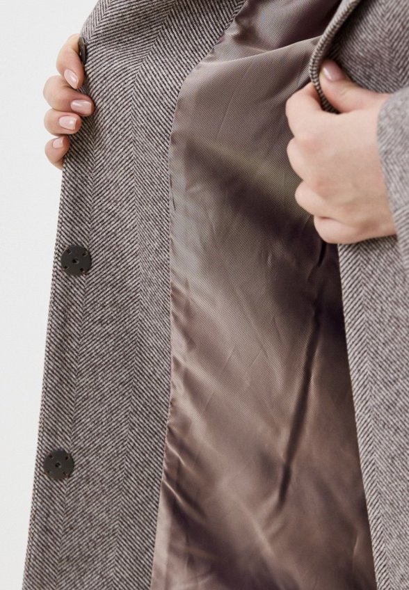 Пальто однобортное Le Monique