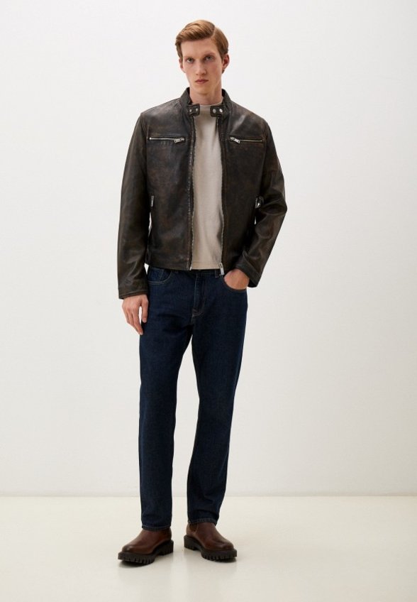 Куртка кожаная Jorg Weber