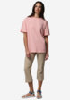 Футболка женская оверсайз Columbia Rolling Bend Graphic Oversized Tee, Розовый3  - превью