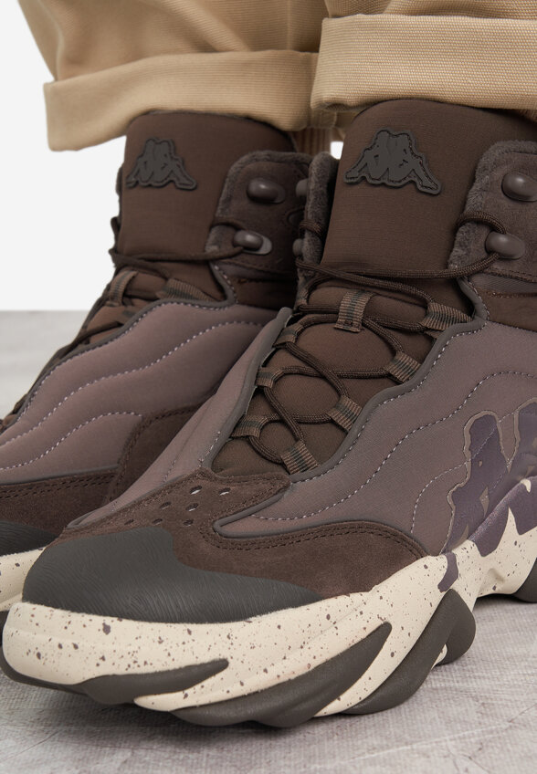 Кроссовки утепленные мужские Kappa Nubi, Коричневый