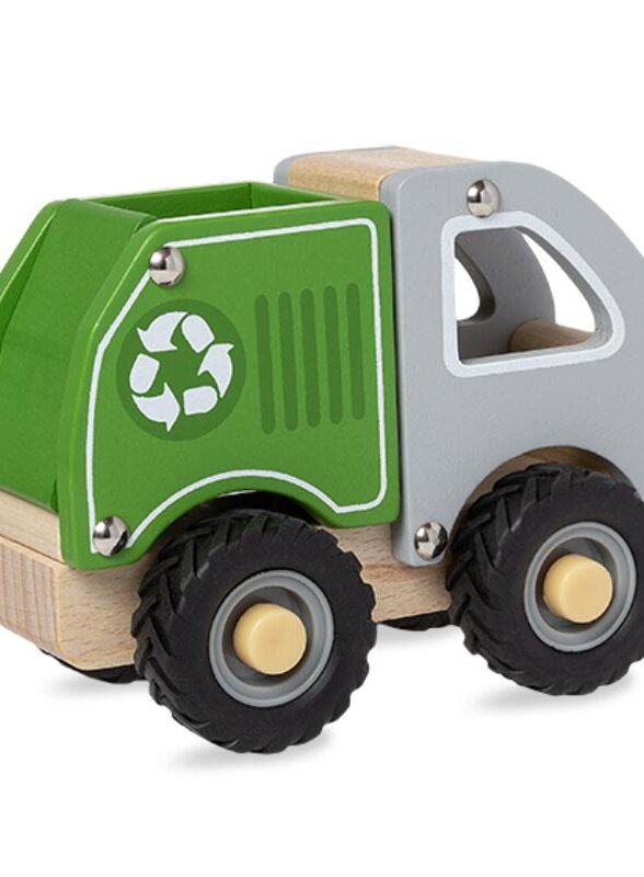 Игрушечный мусоровоз LUKNO, зеленый