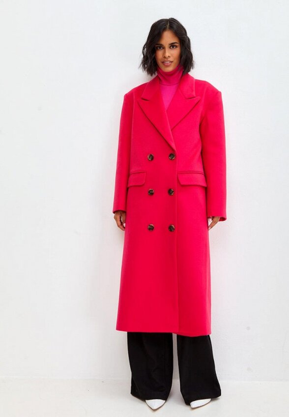 Пальто двубортное Droid&I