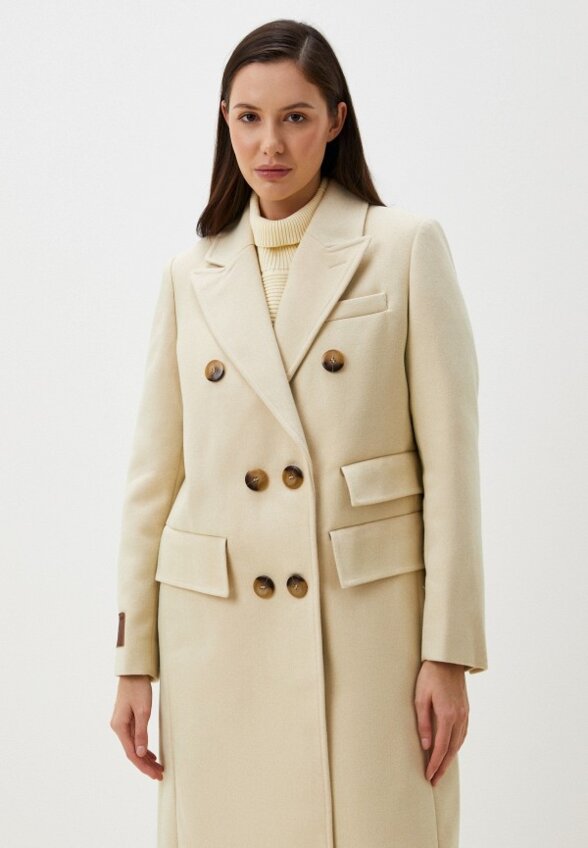 Пальто двубортное Francesco Donni