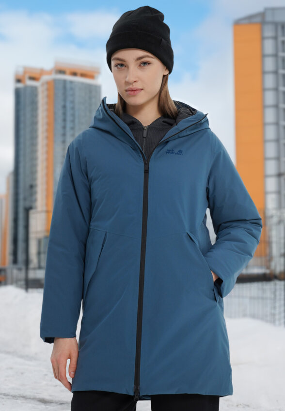 Куртка утепленная женская Jack Wolfskin Frost Haven, Синий
