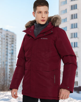 Пуховик мужской Columbia Marquam Peak III Parka, Красный женщинам