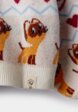 Жаккардовый джемпер для девочек из коллекции SELA × Союзмультфильм4  - превью