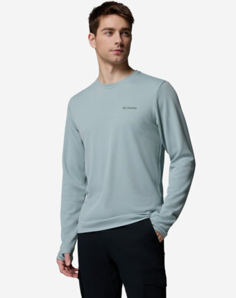 Лонгслив мужской Columbia Tech Trail Utility Warm Ls Crew, Голубой женщинам